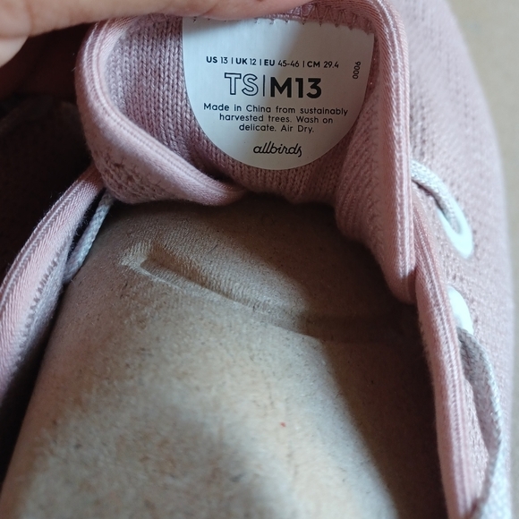 ALLBIRDS Tree Skipper Tread Lightly Kauri Rose Mens 13 Unisex - Picture 3 of 7